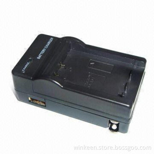 Compact USB Battery Charger Kit, Used for Camera Battery Packs and iPhone Charging